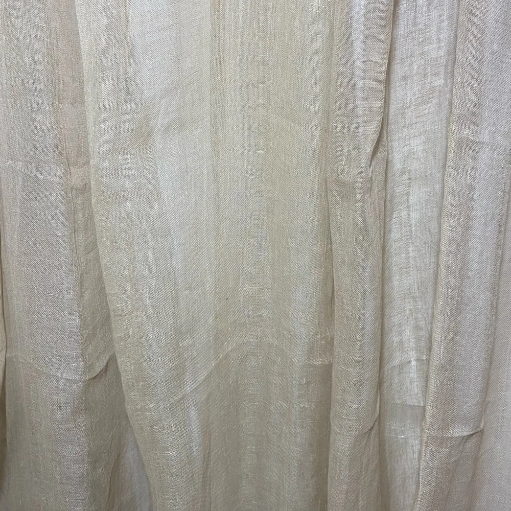 West Elm‎ Sheer European Flax Linen Curtains - Set of 2